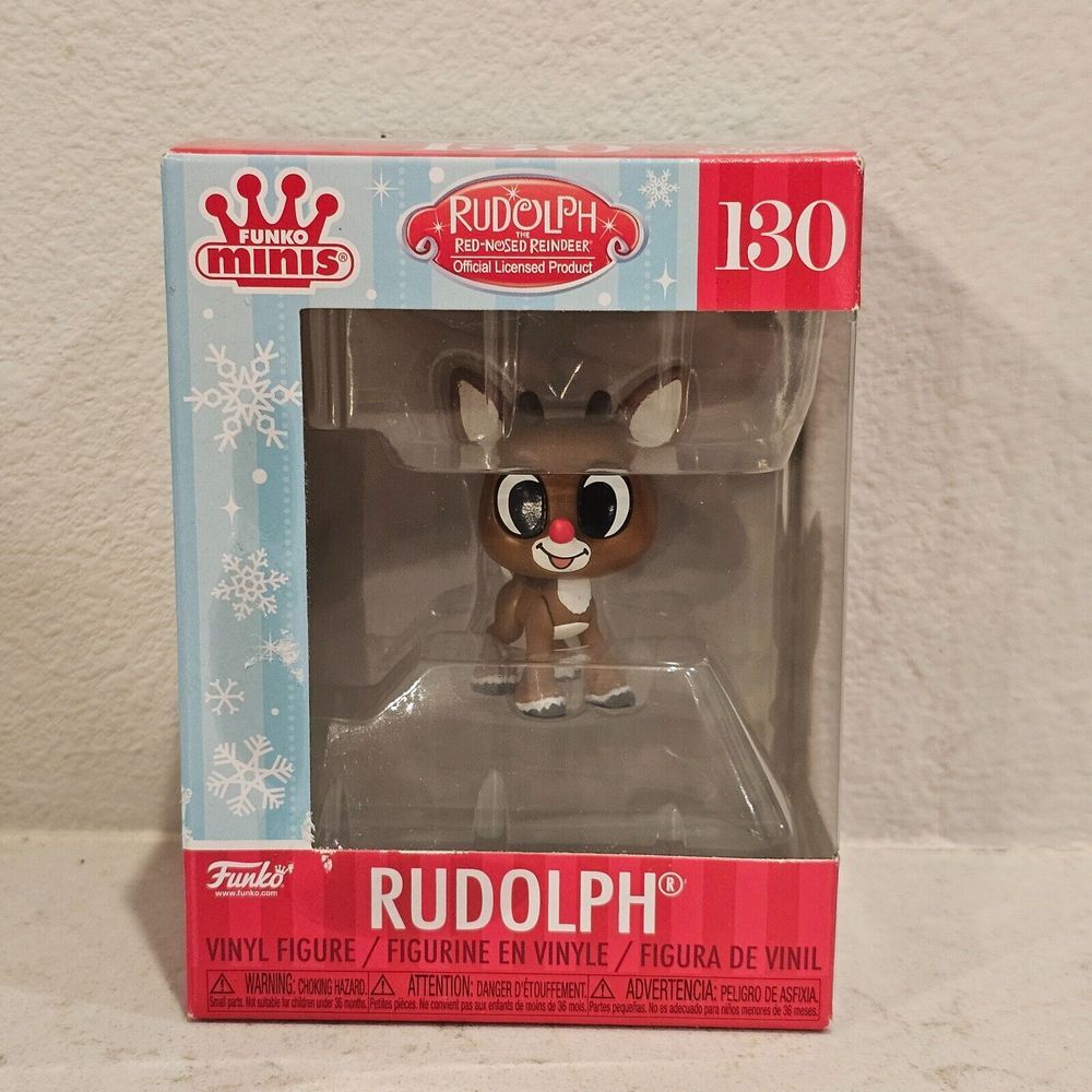 Funko Minis Rudolph Red Nosed Reindeer Vinyl Figure Christmas 2"‎
